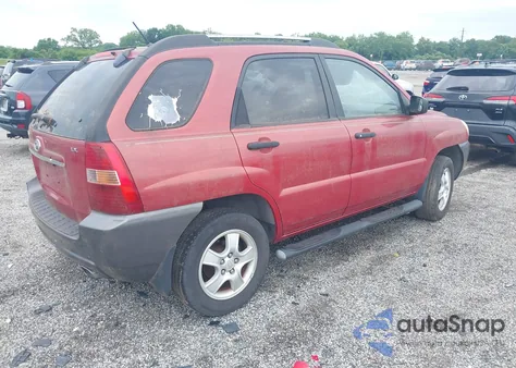 2008 Kia Sportage Lx z USA, uszkodzony, nr VIN KNDJF724087527843